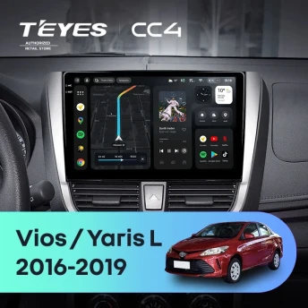 Штатная магнитола Teyes CC4 8/128 Toyota Yaris L (2016-2019)