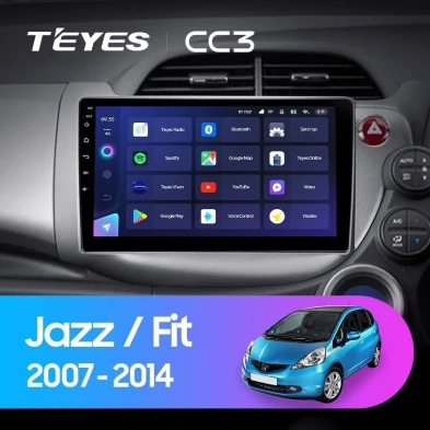 Штатная магнитола Teyes CC3 4/32 Honda Jazz 2 GG (2007-2014) Правый руль