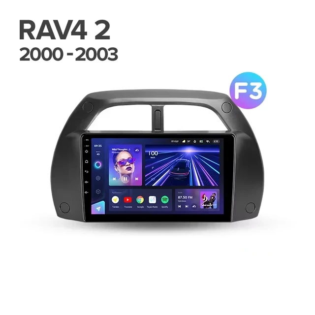 Штатная магнитола Teyes CC3L WiFi 2/32 Toyota RAV4 2 CA20 (2000-2003) F3