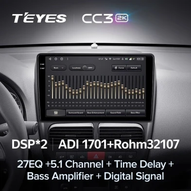 Штатная магнитола Teyes CC3 2K 6/128 Fiat Doblo 2 263 (2009-2015)