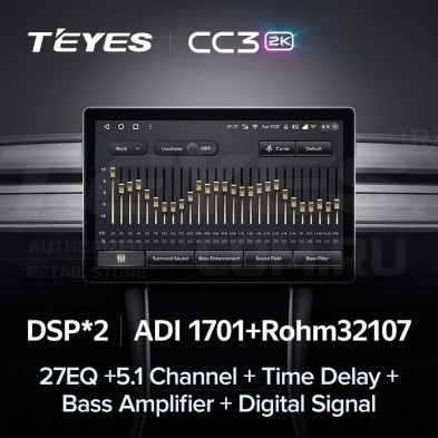 Штатная магнитола Teyes CC3 2K 6/128 Honda Stream 1 (2000-2006) F2 (11")