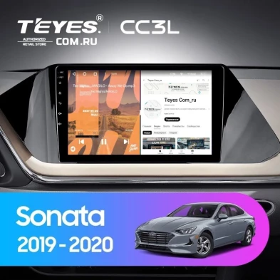 Штатная магнитола Teyes CC3L 4/64 Hyundai Sonata DN8 (2019-2020) Тип-B