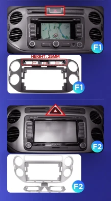 Штатная магнитола Teyes CC3 2K 360 6/128 Volkswagen Tiguan 1 NF (2006-2016) F1 (13")