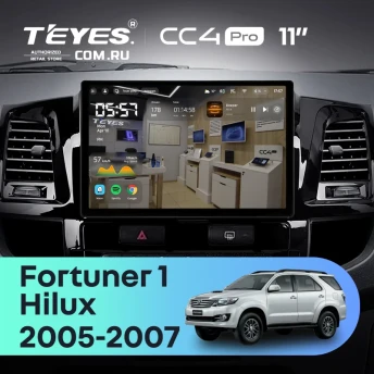 Штатная магнитола Teyes CC4 Pro 12/256 Toyota Hilux (2005-2007) F2 (11")
