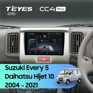 Штатная магнитола Teyes CC4 Pro 12/256 Suzuki Every 5 (2005-2015)