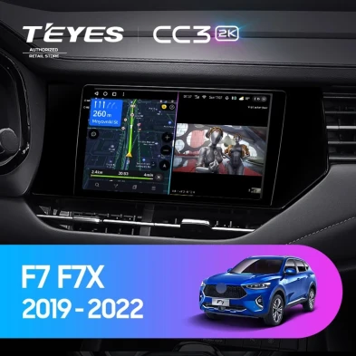 Штатная магнитола Teyes CC3 2K 360 6/128 Haval F7 F7X (2019-2022)