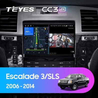 Штатная магнитола Teyes CC3 2K 6/128 Cadillac Escalade 3 (GMT900) (2006-2014)