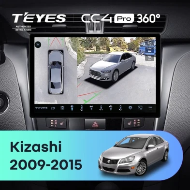 Штатная магнитола Teyes CC4 Pro 360 12/256 Suzuki Kizashi (2009-2015) (13")