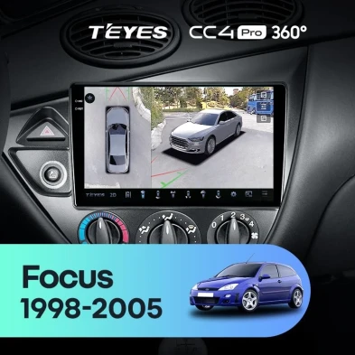 Штатная магнитола Teyes CC4 Pro 360 12/256 Ford Focus 1 (1998-2005)
