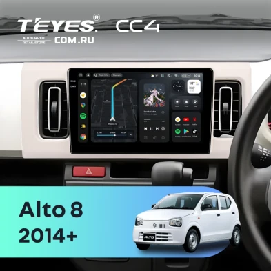 Штатная магнитола Teyes CC4 8/128 Suzuki Alto 8 (2014-2021)