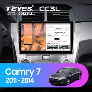 Штатная магнитола Teyes CC3L 4/64 Toyota Camry 7 XV 50 55 (2011-2014) F4