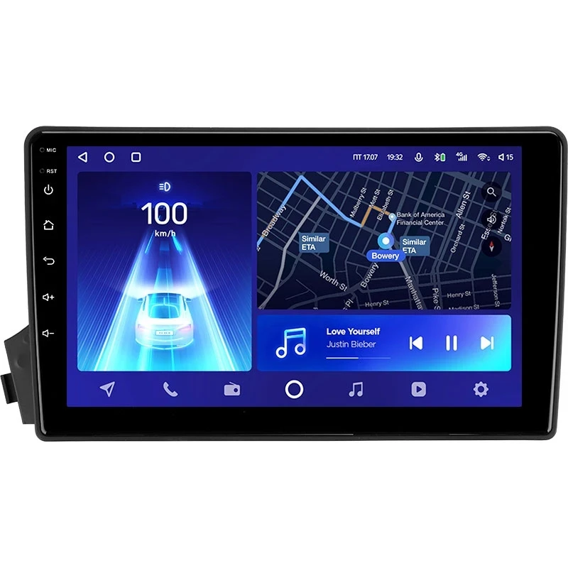 Переходная рамка SsangYong Actyon C100 ( 2005-2011) Kyron / Korando Sports / Actyon Sports (2005-2017) (9")