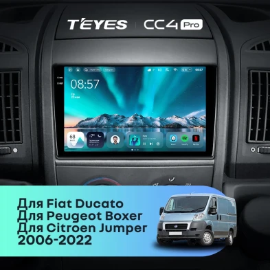 Штатная магнитола Teyes CC4 Pro 8/128 Citroen Jumper 2 (2006-2022)
