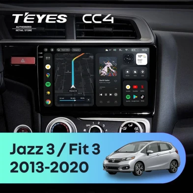 Штатная магнитола Teyes CC4 6/64 Honda Jazz 3 (2013-2020) Тип-A