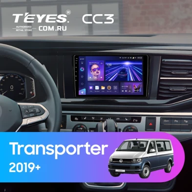 Штатная магнитола Teyes CC3 4/32 Volkswagen Transporter (T6) 2019+