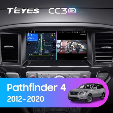 Штатная магнитола Teyes CC3 2K 4/64 Nissan Pathfinder 4 R52 (2012-2020) F1