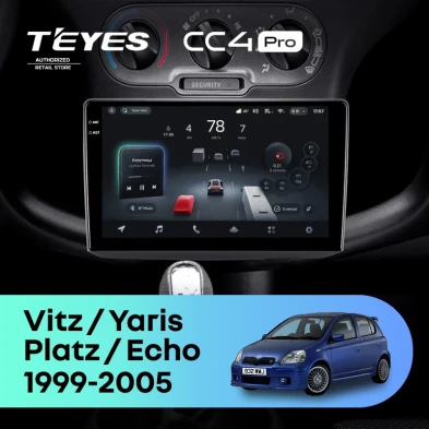 Штатная магнитола Teyes CC4 Pro 8/128 Toyota Platz (1999-2005) F1