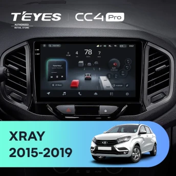 Штатная магнитола Teyes CC4 Pro 12/256 Lada Xray (2015-2022)