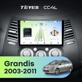 Штатная магнитола Teyes CC4L 6/64 Mitsubishi Grandis 1 (2003-2011) F2
