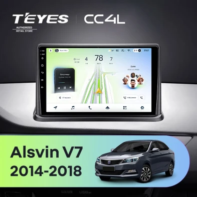 Штатная магнитола Teyes CC4L 6/64 Changan Alsvin V7 (2014-2018)