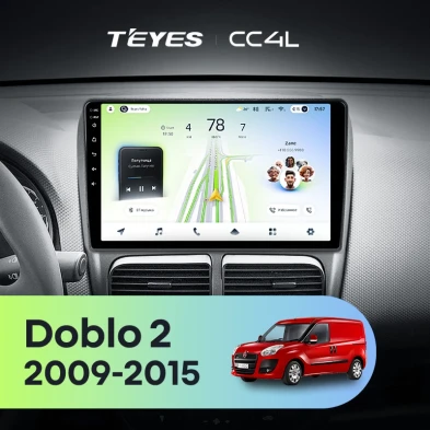 Штатная магнитола Teyes CC4L 6/64 Fiat Doblo 2 263 (2009-2015)