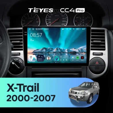 Штатная магнитола Teyes CC4 Pro 12/256 Nissan X-Trail T30 (2000-2007) F1