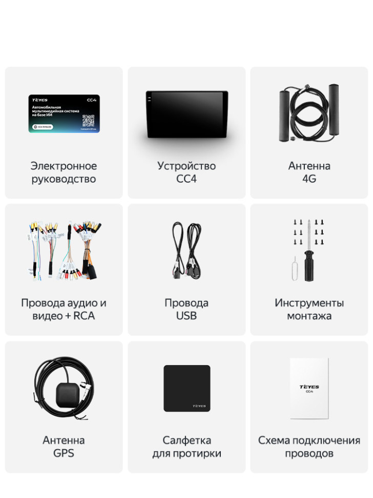 Штатная магнитола Teyes CC4 8/128 Citroen Jumper 2 (2006-2022)