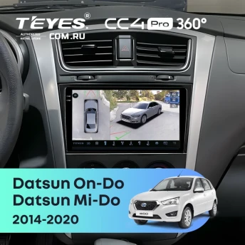 Штатная магнитола Teyes CC4 Pro 360 12/256 Datsun Mi-Do (2014-2020)