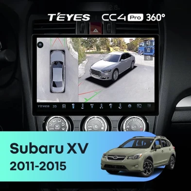 Штатная магнитола Teyes CC4 Pro 360 12/256 Subaru XV (2011-2015) Тип-B (11")