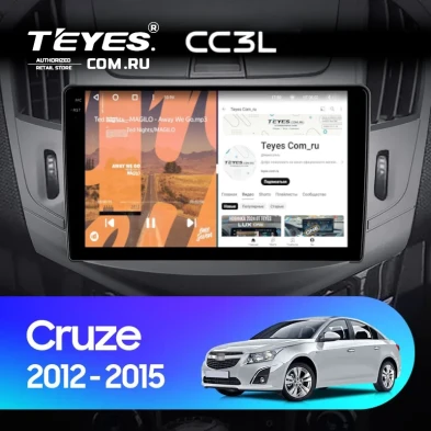 Штатная магнитола Teyes CC3L 4/64 Chevrolet Cruze J300 J308 (2012-2015) F1