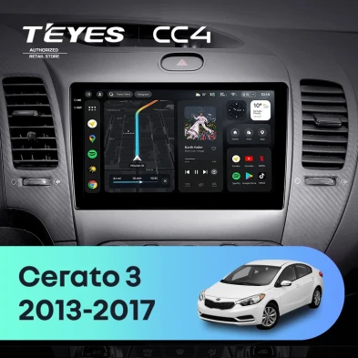 Штатная магнитола Teyes CC4 6/64 Kia Cerato 3 YD (2013-2017) F3