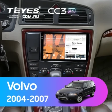 Штатная магнитола Teyes CC3 2K 4/32 Volvo XC70 V70 (2004-2007)