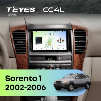 Штатная магнитола Teyes CC4L 6/64 Kia Sorento 1 BL (2002-2006)