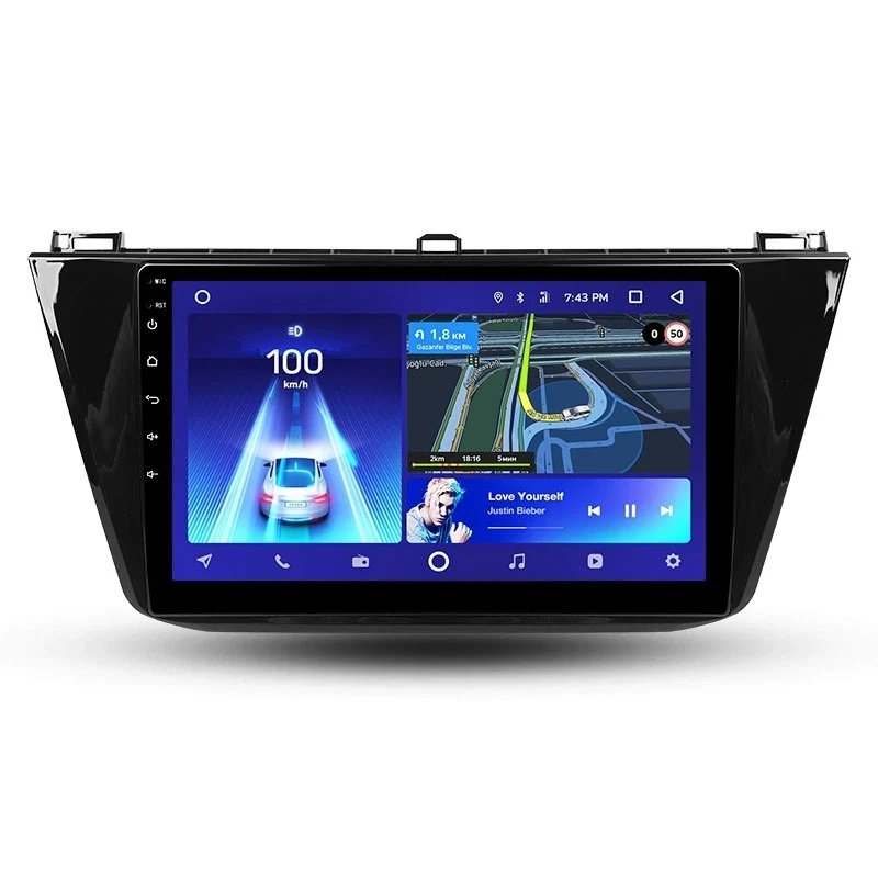 Переходная рамка Volkswagen Tiguan 2 Mk (2016-2022) Тип-B (10")