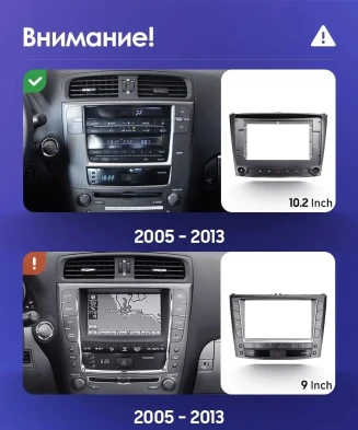 Штатная магнитола Teyes CC3 2K 4/32 Lexus IS250 XE20 (2005-2013) (Lp)