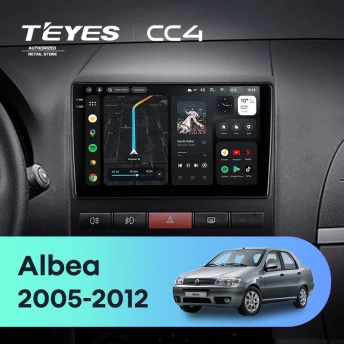 Штатная магнитола Teyes CC4 6/64 Fiat Albea (2005-2012)
