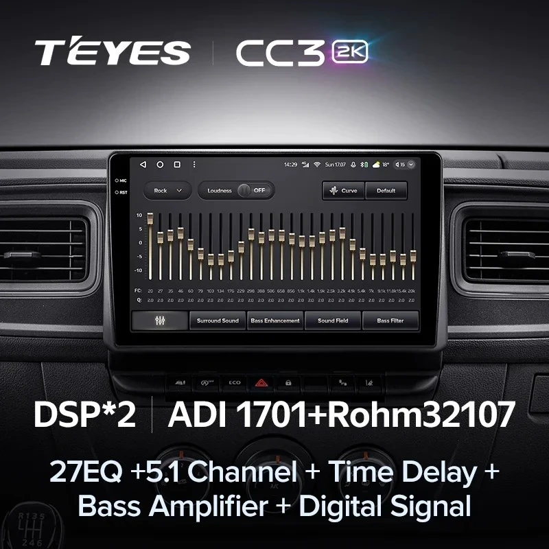 Штатная магнитола Teyes CC3 2K 360 6/128 Renault Master (2019-2022)