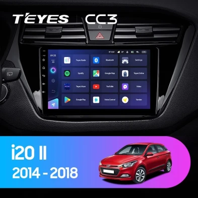 Штатная магнитола Teyes CC3 4/32 Hyundai i20 2 GB (2014-2018)