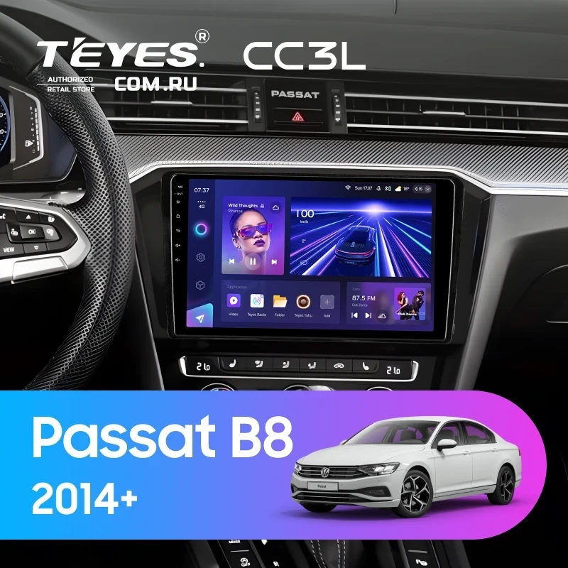 Штатная магнитола Teyes CC3L 4/32 Volkswagen Passat B8 2014+