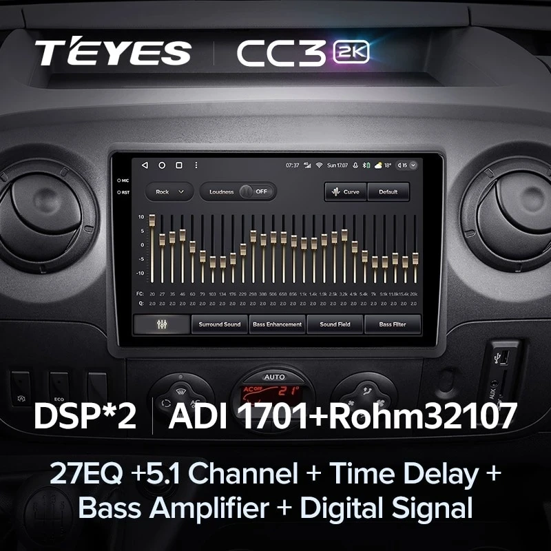 Штатная магнитола Teyes CC3 2K 6/128 Opel Movano 2 (2010-2019) F2
