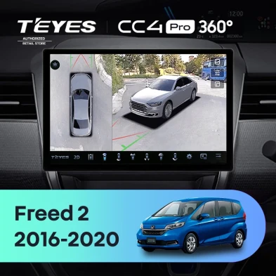 Штатная магнитола Teyes CC4 Pro 360 8/128 Honda Freed 2 (2016-2020) (13")