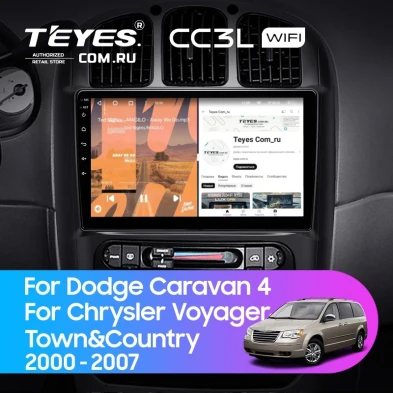 Штатная магнитола Teyes CC3L WiFi 2/32 Chrysler Town &amp; Country 4 RS (2000-2007) Тип-B