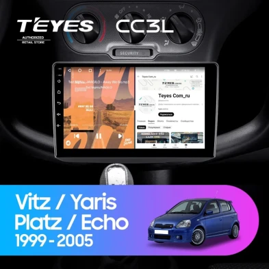 Штатная магнитола Teyes CC3L 4/32 Toyota Vitz XP10 (1999-2005) F1