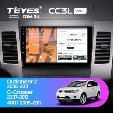 Штатная магнитола Teyes CC3L WiFi 2/32 Citroen C-Crosser 1 (2007-2013) Тип-B