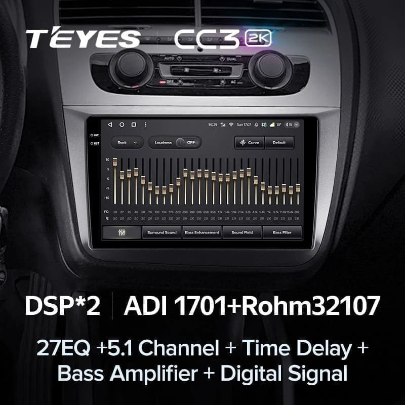 Штатная магнитола Teyes CC3 2K 4/64 Volkswagen EOS (2006-2015)