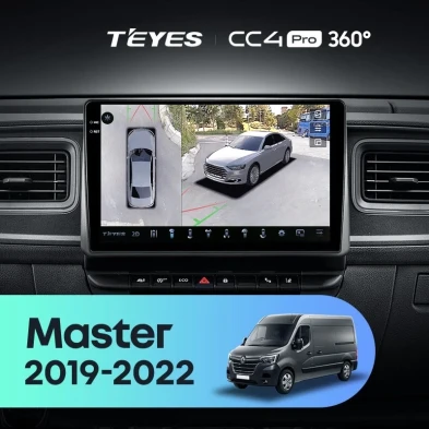 Штатная магнитола Teyes CC4 Pro 360 12/256 Renault Master (2019-2022)