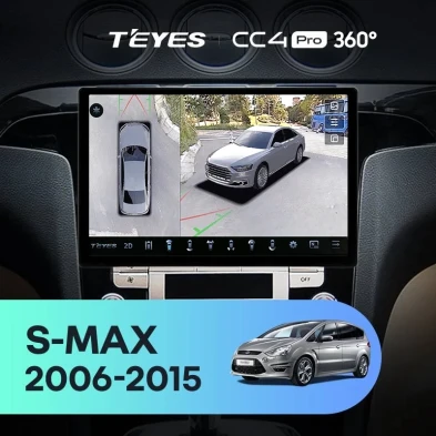 Штатная магнитола Teyes CC4 Pro 360 8/128 Ford S-MAX (2006-2015) F2 (11")