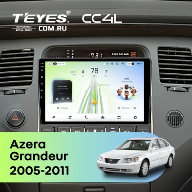 Штатная магнитола Teyes CC4L 6/64 Hyundai Grandeur (2005-2011)