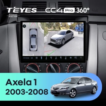 Штатная магнитола Teyes CC4 Pro 360 8/128 Mazda Axela 1 (2003-2008) (11")