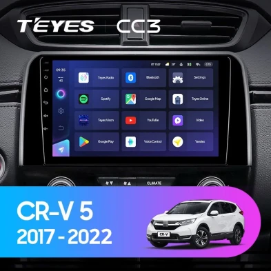 Штатная магнитола Teyes CC3 4/32 Honda CR-V 5 RT RW (2017-2022)